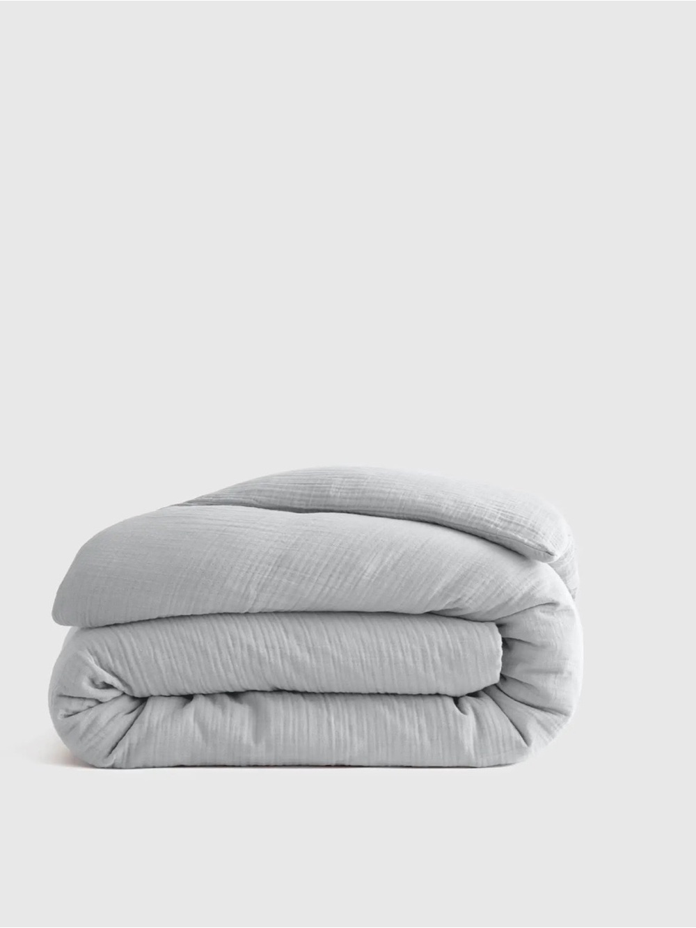 Quince Organic Cotton Gauze Duvet Cover King/Cali King Color: Mist